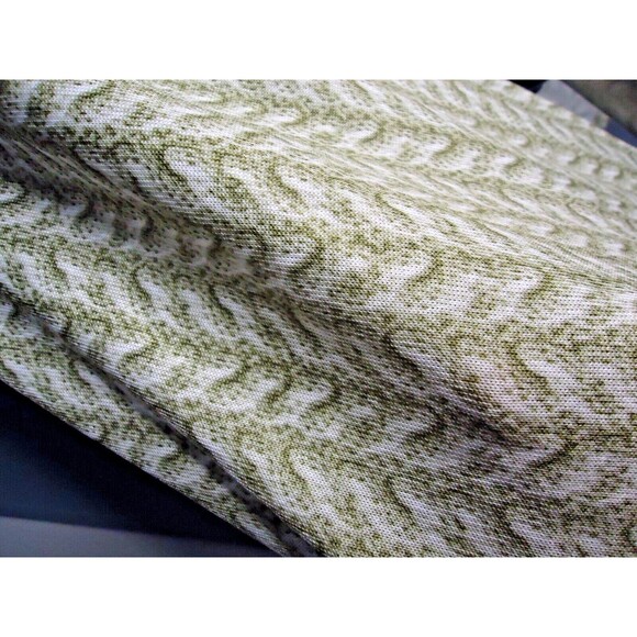 LuLaRoe Drapey Cape Poncho Cardigan Womens Size S/M Green Cream Print - Picture 6 of 7